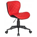 Офисное кресло для персонала DOBRIN RORY (красно-чёрный)