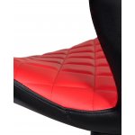 Офисное кресло для персонала DOBRIN RORY (красно-чёрный)