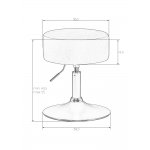 Пуф DOBRIN DANNY (черный PU)