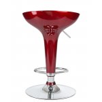 Стул барный DOBRIN BOMBA (бордовый металлик)