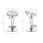 Стул барный DOBRIN BOMBA (салатовый)