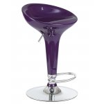 Стул барный DOBRIN BOMBA (фиолетовый металлик)