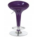 Стул барный DOBRIN BOMBA (фиолетовый металлик)