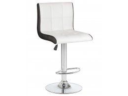 Стул барный DOBRIN CANDY (бело-чёрный)