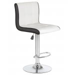 Стул барный DOBRIN CANDY (бело-чёрный)