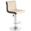 Стул барный DOBRIN CANDY (кремово-коричневый)