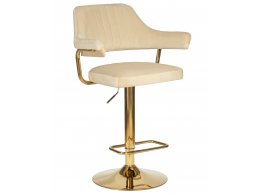 Стул барный DOBRIN CHARLY GOLD (бежевый велюр (MJ9-10))