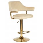 Стул барный DOBRIN CHARLY GOLD (бежевый велюр (MJ9-10))