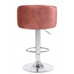 Стул барный DOBRIN DARCY (бронзово-розовый велюр (1922-17))
