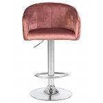 Стул барный DOBRIN DARCY (бронзово-розовый велюр (1922-17))