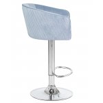 Стул барный DOBRIN DARCY (серо-голубой велюр (1922-6))