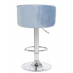 Стул барный DOBRIN DARCY (серо-голубой велюр (1922-6))