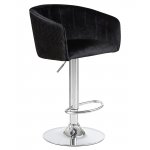 Стул барный DOBRIN DARCY (черный велюр (1922-21))