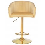 Стул барный DOBRIN DARCY GOLD (песочный велюр (1922-3))