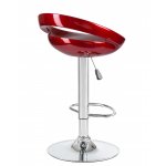 Стул барный DOBRIN DISCO (бордовый металлик)