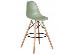 Стул барный DOBRIN DSW BAR (ножки светлый бук, цвет мятный (NX-G-09))