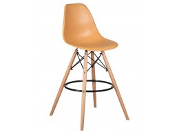 Стул барный DOBRIN DSW BAR (ножки светлый бук, цвет персиковый (NX-Y-06))