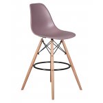 Стул барный DOBRIN DSW BAR (ножки светлый бук, цвет сиреневый (P-04))
