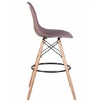 Стул барный DOBRIN DSW BAR (ножки светлый бук, цвет сиреневый (P-04))