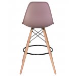 Стул барный DOBRIN DSW BAR (ножки светлый бук, цвет сиреневый (P-04))