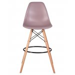 Стул барный DOBRIN DSW BAR (ножки светлый бук, цвет сиреневый (P-04))