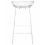 Стул барный DOBRIN FRANK (белый)