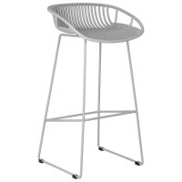 Стул барный DOBRIN FRANK (светло-серый)