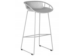 Стул барный DOBRIN FRANK (светло-серый)