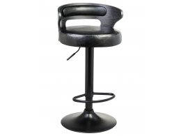 Стул барный DOBRIN FRED BLACK (чёрное дерево, чёрный)