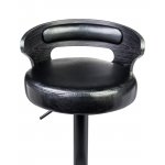 Стул барный DOBRIN FRED BLACK (чёрное дерево, чёрный)