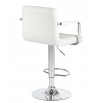 Стул барный DOBRIN KRUGER ARM (белый)