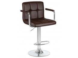Стул барный DOBRIN KRUGER ARM (коричневый)
