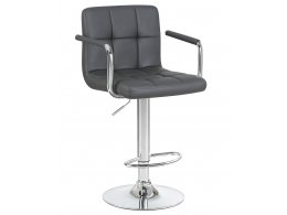 Стул барный DOBRIN KRUGER ARM (серый)