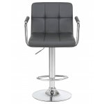 Стул барный DOBRIN KRUGER ARM (серый)
