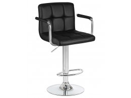 Стул барный DOBRIN KRUGER ARM (чёрный)