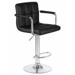 Стул барный DOBRIN KRUGER ARM (чёрный)