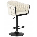 Стул барный DOBRIN LEON (кремовая ткань (LAR 275-33))