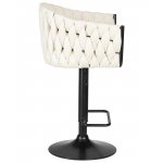 Стул барный DOBRIN LEON (кремовая ткань (LAR 275-33))