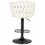 Стул барный DOBRIN LEON (кремовая ткань (LAR 275-33))