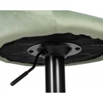 Стул барный DOBRIN LOGAN BLACK (мятный велюр (MJ9-87))