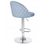 Стул барный DOBRIN MILANA (пудрово-голубой велюр (MJ9-74))