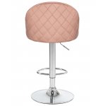 Стул барный DOBRIN MILANA (пудрово-розовый велюр (MJ9-32))
