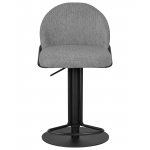 Стул барный DOBRIN OLIVER (серая ткань (FLY1347-17))