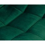 Стул барный DOBRIN TAILOR BLACK (зеленый велюр (MJ9-88))