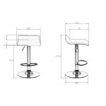 Стул барный DOBRIN TOMMY (красный)