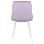 Стул обеденный DOBRIN ALEX (белые ножки, фиолетовый велюр (V108-49))