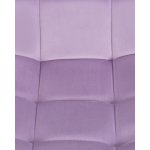 Стул обеденный DOBRIN ALEX (белые ножки, фиолетовый велюр (V108-49))