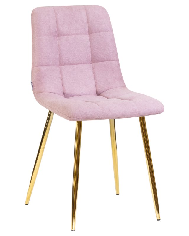 Стул обеденный DOBRIN ALEX (золотые ножки, сиреневая ткань (UF860-04B))