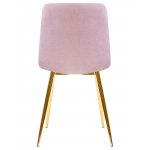 Стул обеденный DOBRIN ALEX (золотые ножки, сиреневая ткань (UF860-04B))