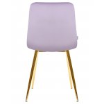 Стул обеденный DOBRIN ALEX (золотые ножки, фиолетовый велюр (V108-49))